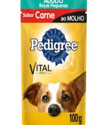 Imagem de capa de Racao Pedigree Sache 18 X 100g Carne 