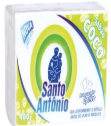 Imagem de capa de Sabao Barra Santo Antonio 20 X 400g Coco