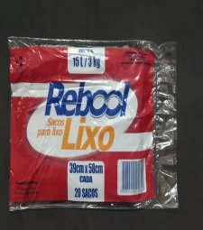 Imagem de capa de Saco De Lixo Rebool 15l 10 X 20 Almofada (39cm X 58cm)