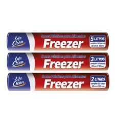 Imagem de capa de Saco Freezer Life Clean 2l 19,5cm X 34cm 25 Unid.