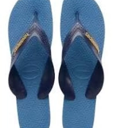 Imagem de capa de Sand. Havaiana Kids Max 27/28 Marinho Azul Aco