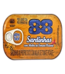 Imagem de capa de Sardinha 88 10 X 125g Tomate Picante