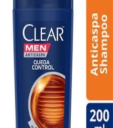 Imagem de capa de Shampoo Anti Caspa Clear Men 12 X 200ml Queda Control 