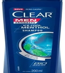 Imagem de capa de Shampoo Anti Caspa Clear Men 200ml Ice Cool Menthol