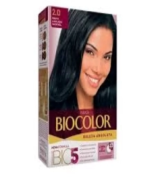 Imagem de capa de Tinta Para Cabelo Kit Biocolor 3 X 1 Pto Azulado 2.0