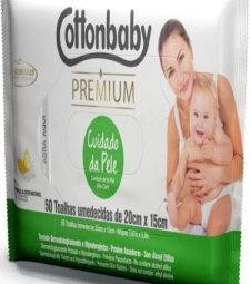 Imagem de capa de Toalha Umed. Cottonbaby 12 X 50un Cuidado Da Pele