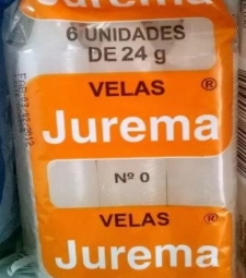 Imagem de capa de Vela Jurema Nº0 20 X 6 Unid. 24g