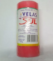 Imagem de capa de Vela Sul Nº7 12 X 1 Unid. 255g Rosa