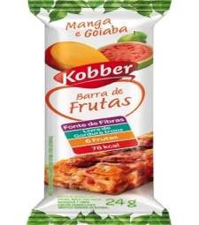 Imagem de capa de Barra De Fruta Kobber 12 X 24g Manga E Goiaba