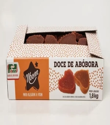 Imagem de capa de Doce Abobora Vermelha Nutri Bonn 1,8kg 50 Unid.