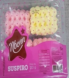 Imagem de capa de Doce Suspiro Mini Nutri Bonn 120g Bandeja