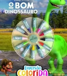 Imagem de capa de Livro Diversao Colorida O Bom Dinossauro