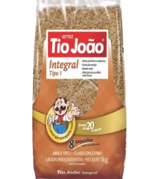 Imagem de capa de Arroz Tio Joao 10 X 1kg Integral