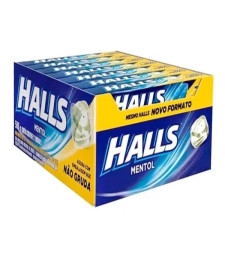 Imagem de capa de Bala Halls 21 X 10 Unid. Menthol Novo Formato