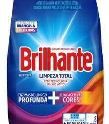 Imagem de capa de L.roupas Po Brilhante 16 X 800g Azul Limpeza Total