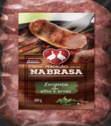 Imagem de capa de M. Linguica Perdigao Toscana Nabrasa  600g C/ Alho E Ervas