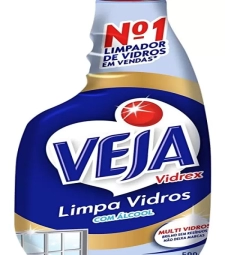 Imagem de capa de M. Limpa Vidros Veja 500ml Vidrex C/alcool Refil